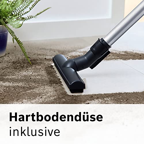 Bosch Staubsauger beutellos Serie 6 BGC41X36, Bodenstaubsauger, ideal für Allergiker, Hygiene-Filter, Bodendüse für Parkett, Teppich, Fliesen, Starke Saugleistung, leise, 700 W, blau