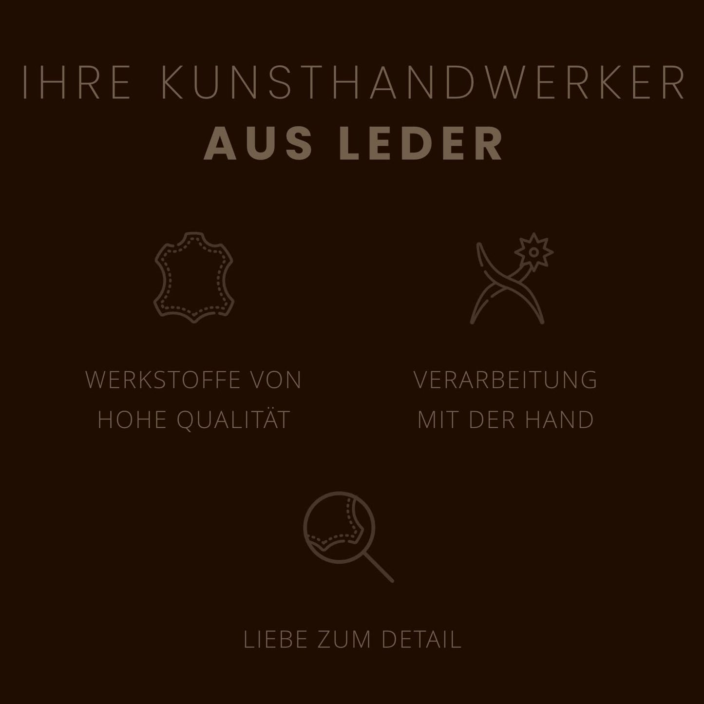 Schreibtisch-Auflage - 100% vollnarbiges Leder – Von fachkundigen Handwerkern in Italien von Hand gearbeitet – Elegant, Weich und Robust - Bedeckt den Schreibtisch, Schützt vor Kratzern - Braun