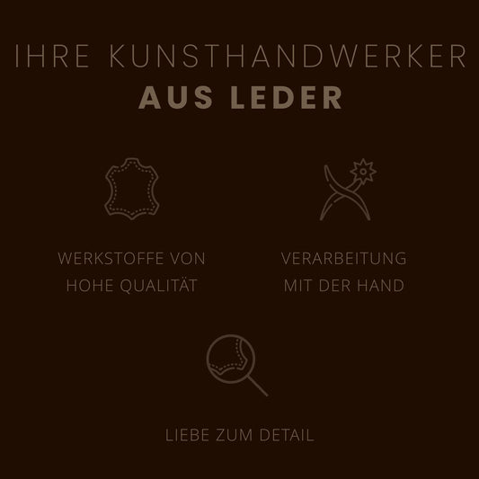 Schreibtisch-Auflage - 100% vollnarbiges Leder – Von fachkundigen Handwerkern in Italien von Hand gearbeitet – Elegant, Weich und Robust - Bedeckt den Schreibtisch, Schützt vor Kratzern - Braun