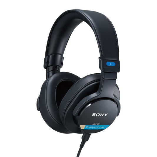 Sony MDR-M1 Studio-Kopfhörer mit geschlossenem Rücken - kabelgebunden, Ultra-Breitband-Wiedergabe (5Hz-80kHz), ideal für Studioaufnahmen und -abmischungen, leicht (216g), 2 abnehmbare Kabel, schwarz