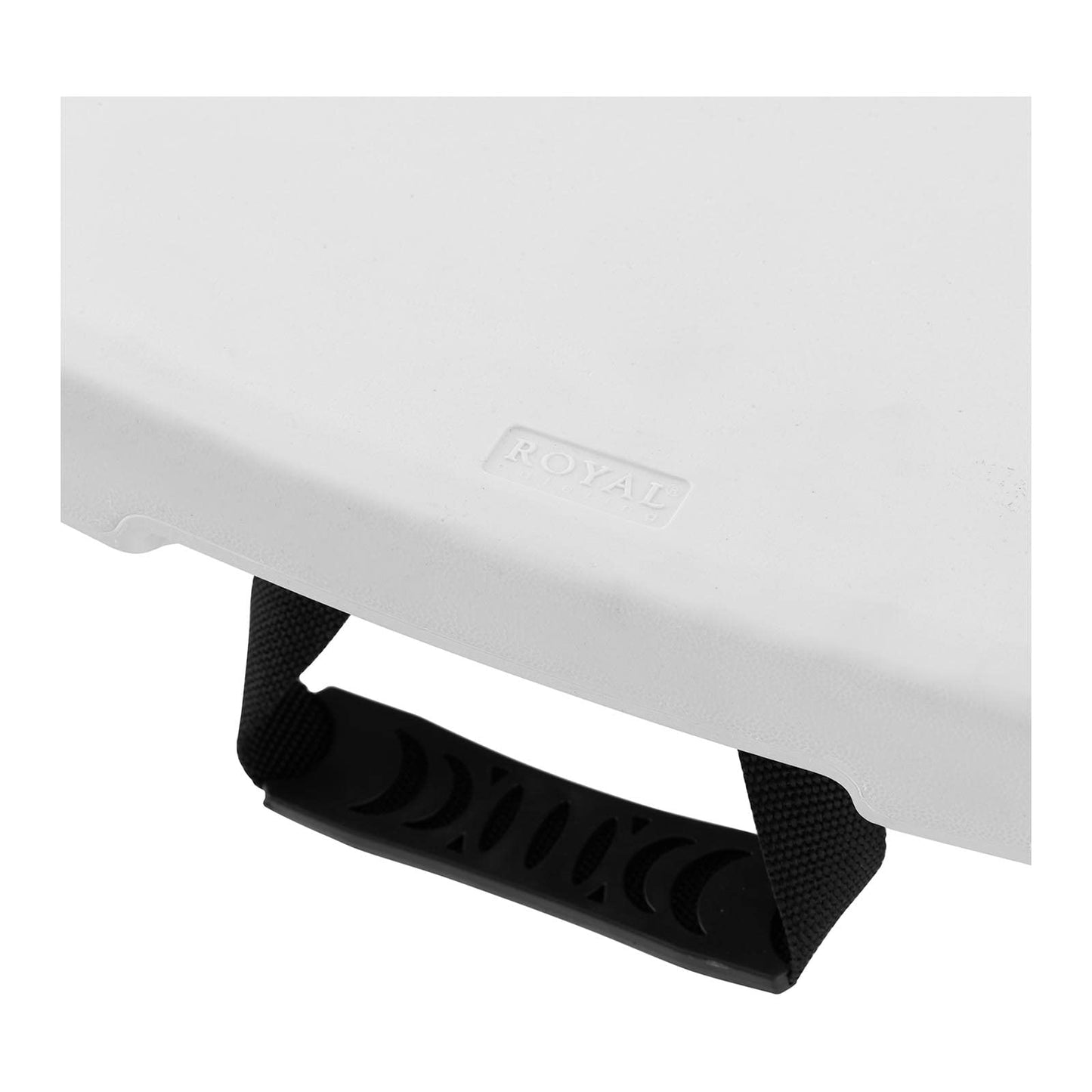 Royal Catering RC-FT_7 Klapptisch Ø 1.500 x 740 mm 150 kg drinnen/draußen Weiß Klapptisch draußen Gastro Klapptisch