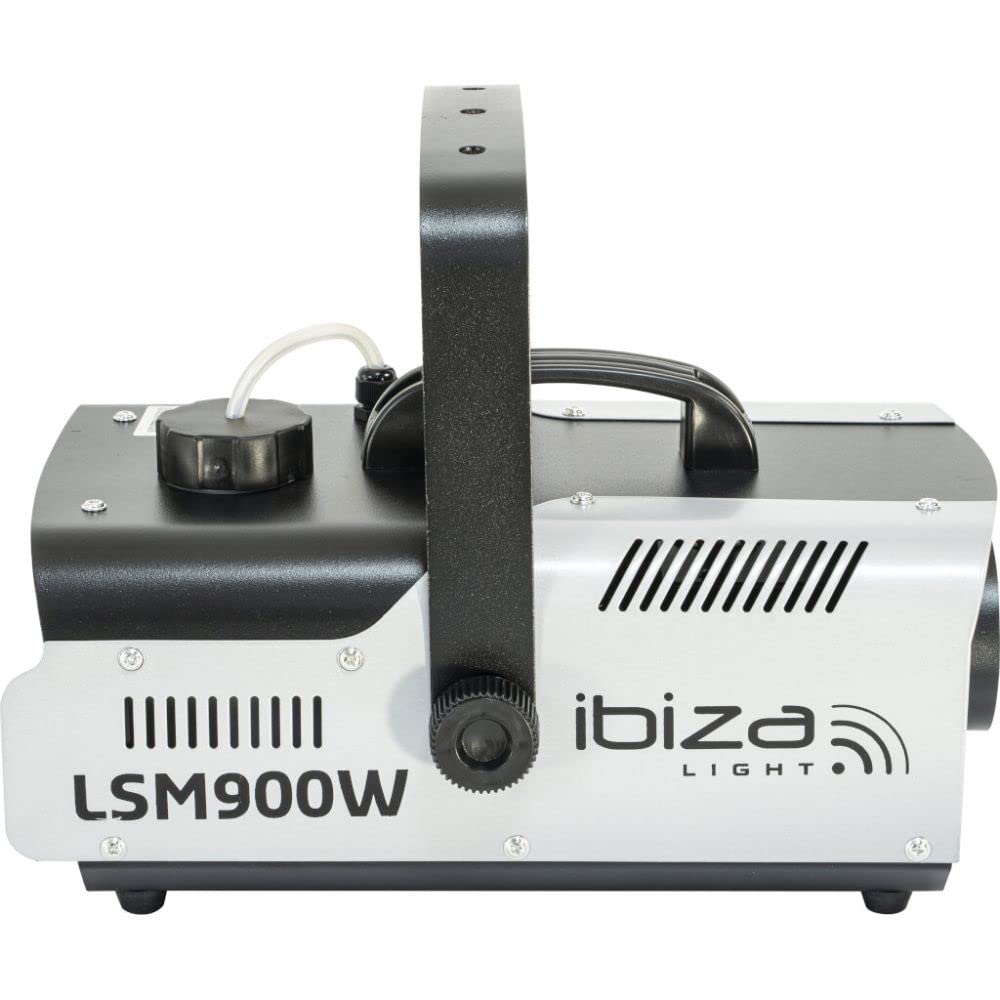 Ibiza - LSM900W - 900W Nebelmaschine mit Fernsteuerung - Schwarz und grau
