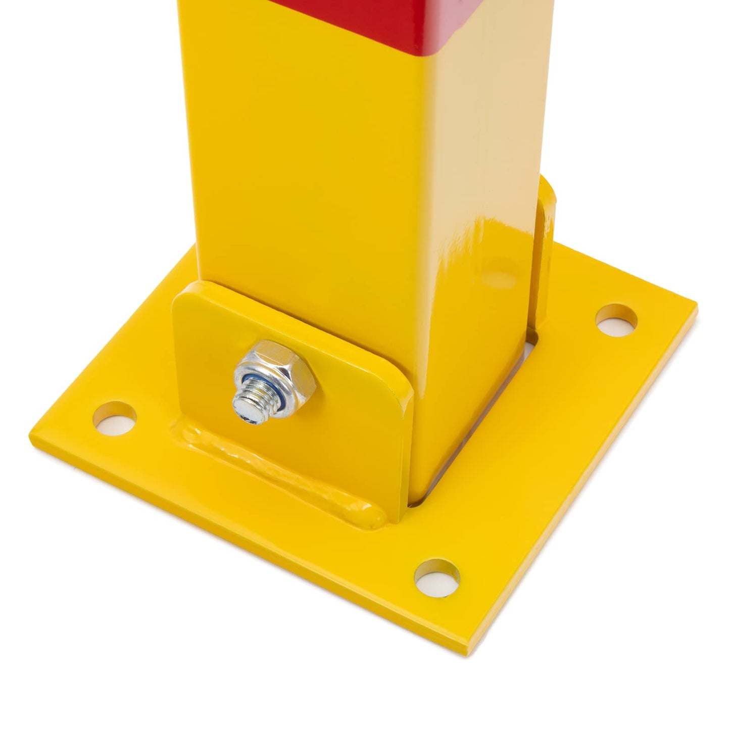 Parkpfosten klappbar – Parkplatzsperre 60x60x600 mm – Absperrpfosten Parkwatch Parkplatzbügel, Absperrung für Stellplatz, Stahl, klappbarer Pfosten für private Parkplätze SN1807 (1 Stück)