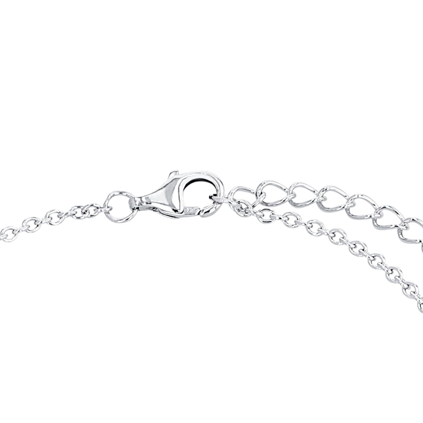s.Oliver Armband 925 Sterling Silber Damen Armschmuck, mit Zirkonia synth., 17+3 cm, Silber, Infinity, Kommt in Schmuck Geschenk Box, 2020972