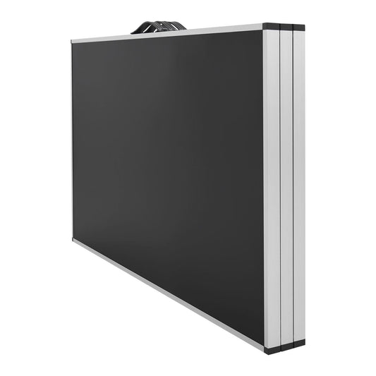 Juskys Multifunktionstisch 3 teilig - klappbar, höhenverstellbar - Alu Klapptisch 100x60 cm - Flohmarkt, Tapeziertisch, Campingtisch - Tisch Schwarz