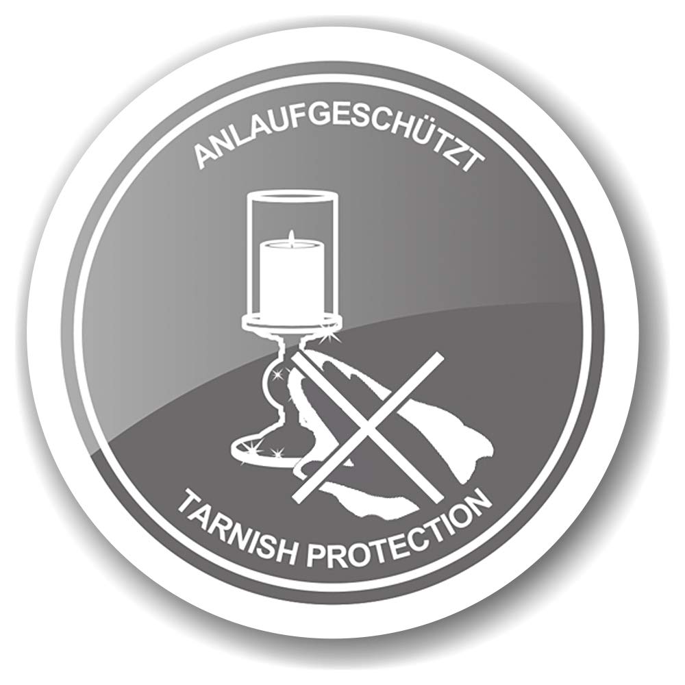 EDZARD Kerzenleuchter Windlicht Mascha, Höhe 45 cm, edel versilbert, anlaufgeschützt, für Stumpenkerzen bis ø 8 cm, inklusive Glasaufsatz, perfekt für Cornelius Kerzen