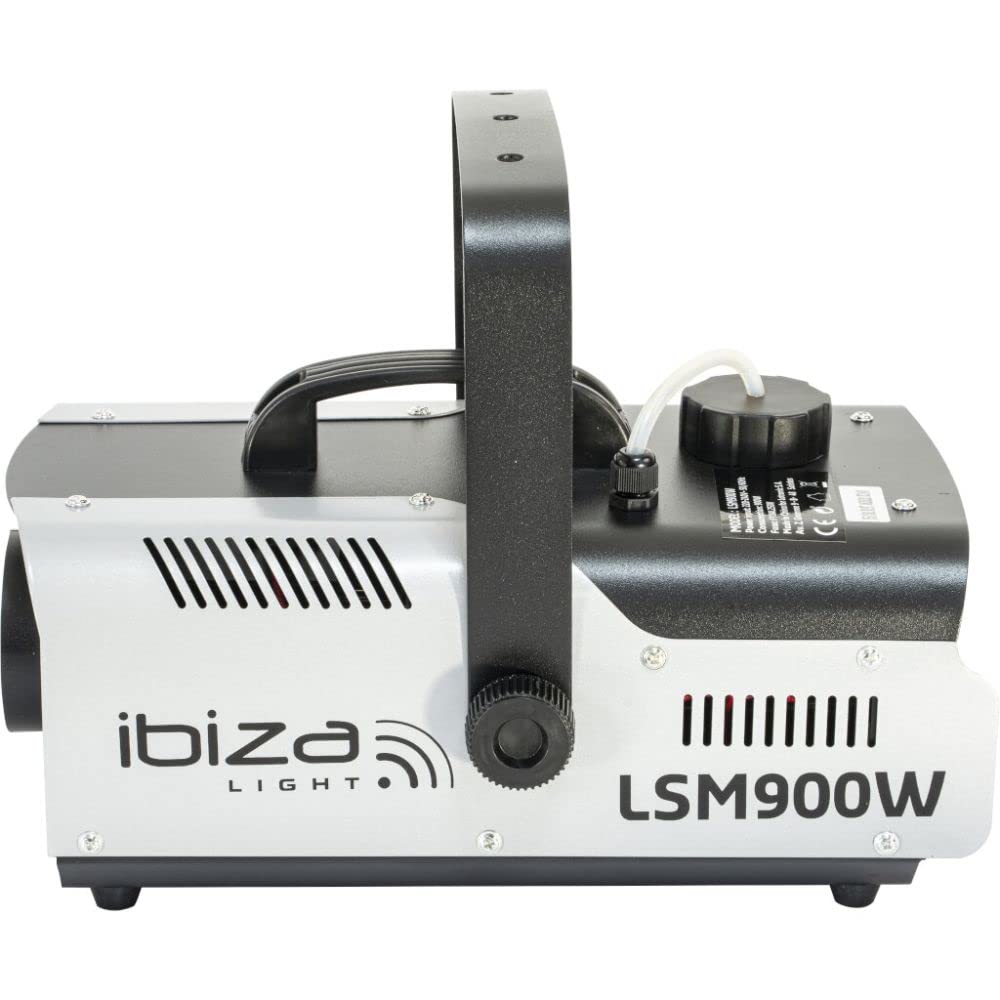 Ibiza - LSM900W - 900W Nebelmaschine mit Fernsteuerung - Schwarz und grau