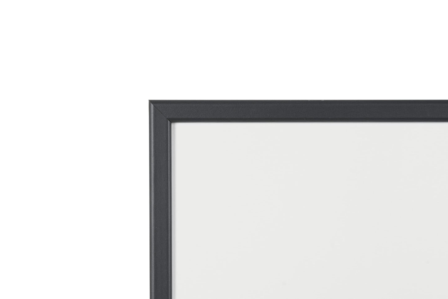 Bi-Office MM03001161 Trocken abwischbare Magnettafel, MDF Rahmen, lackierter Stahl, 60 x 40 cm, schwarz