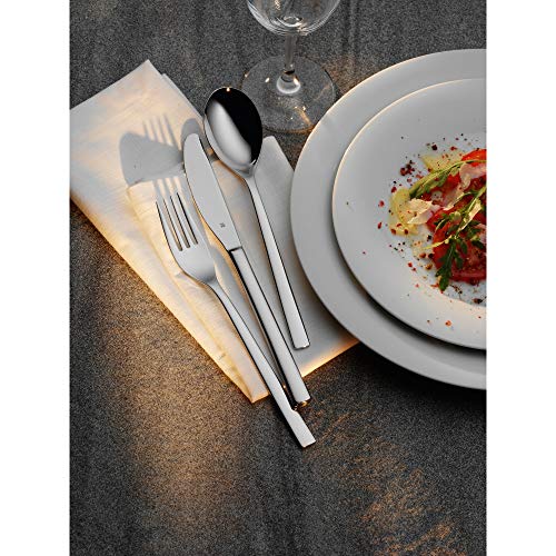 WMF Palermo Besteck Set 12 Personen, Essbesteck 60 teilig, Monobloc-Messer, Cromargan Edelstahl poliert, glänzend, spülmaschinenfest