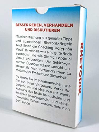 Rhetorik: 50 Übungskarten für erfolgreiche Redekunst