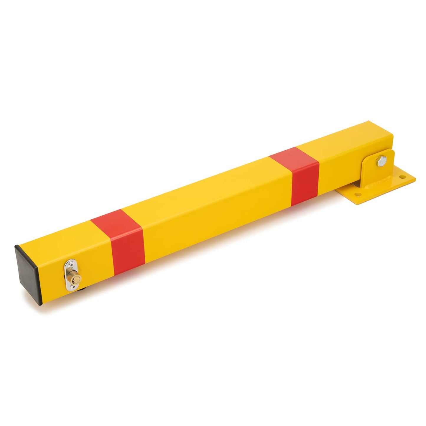 Parkpfosten klappbar – Parkplatzsperre 60x60x600 mm – Absperrpfosten Parkwatch Parkplatzbügel, Absperrung für Stellplatz, Stahl, klappbarer Pfosten für private Parkplätze SN1807 (1 Stück)