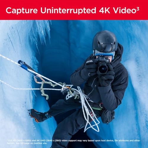 SanDisk Extreme PRO SDHC UHS-I Speicherkarte 32 GB (V30, Übertragungsgeschwindigkeit 100 MB/s, U3, 4K UHD Videos, temperaturbeständig)