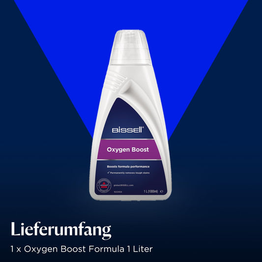 BISSELL Oxygen Boost 1L Reiniger für SpotClean, Farbe:Blau-Weiß