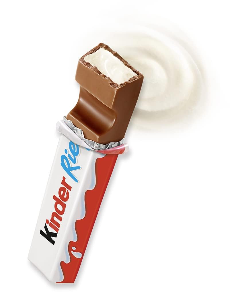 Kinder Riegel 36er-Pack, Einzelriegel (36 x 21 g), Milchcreme mit Vollmilchschokolade, Vorratspackung