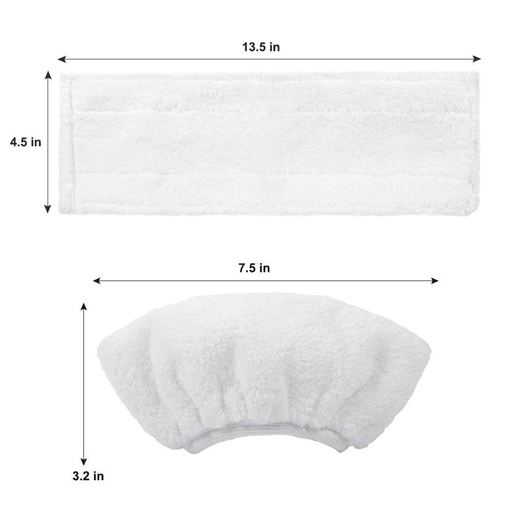 KEEPOW Mikrofasertuch Set kompatibel mit Kärcher EasyFix SC 2, SC 3, SC 4, SC 5 Dampfreiniger (3x Bodendüse + 3x Handdüsen)