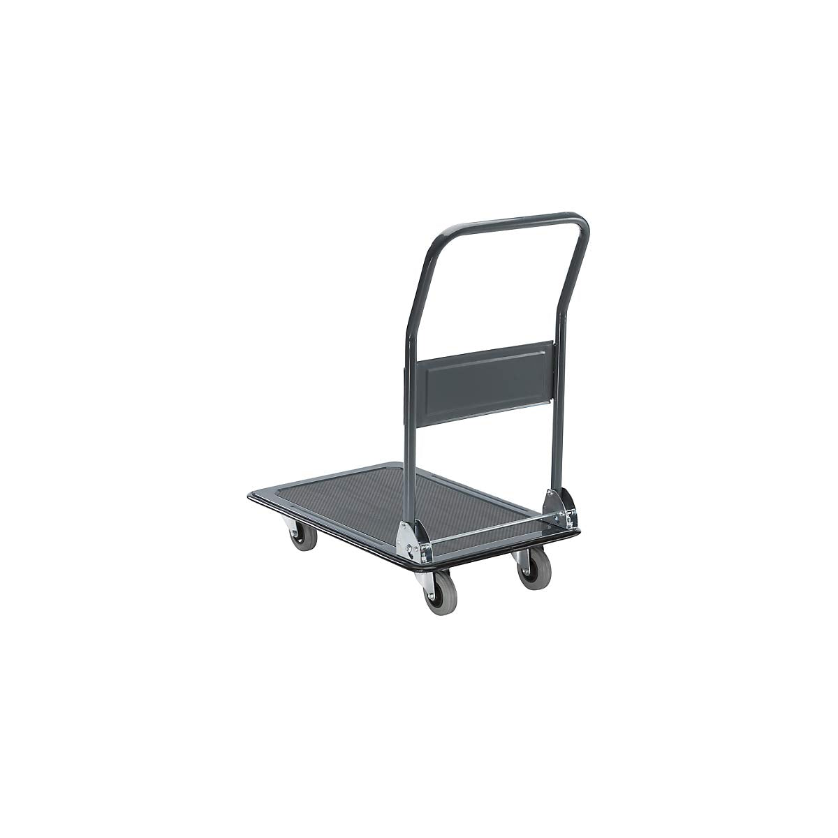 eurokraft | basic | Plattformwagen | LxBxH 780 x 500 x 900 mm | Tragfähigkeit 150 kg