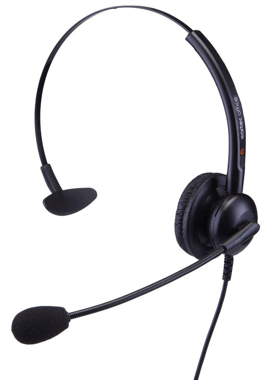 Headset für Mitel MiVoice 6920 IP und 6930 IP-Telefone, inkl. RJ9 Plantronics QD Kabel – QD002 (P) + EAR308