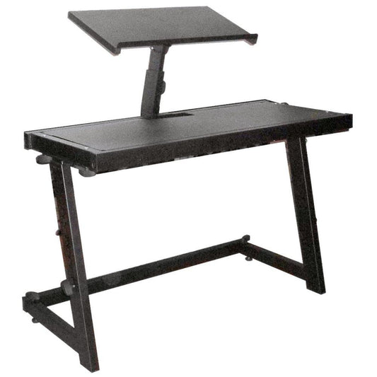 Ibiza - DS20 - Professioneller Verstellbarer DJ-Ständer - Inklusive Tragetasche - Schwarz