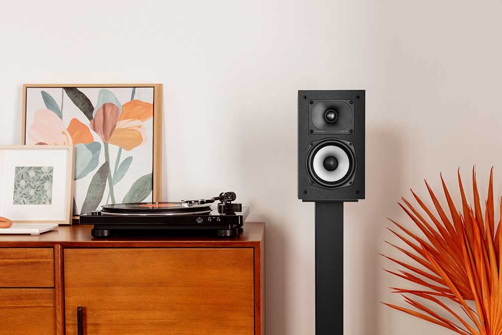 Polk Audio Monitor XT15 kompakter Regallautsprecher, Stereolautsprecher, Surround Lautsprecher, Hi-Res Zertifiziert, Dolby Atmos und DTS:X kompatibel, HiFi und Heimkino Lautsprecher (Paar)