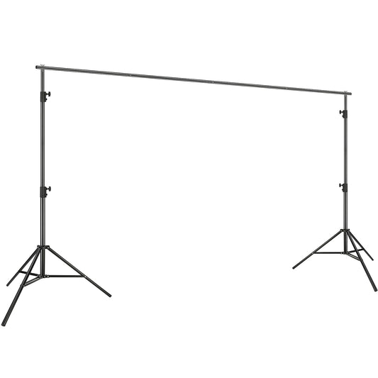 VEVOR Fotohintergrund Fotografie Hintergrund 2900 x 3500 mm Hintergrundstoffgröße Studio-Requisiten Hintergrund mit 2 Dreieckshalterung, 2400–2920 mm Einstellbare Teleskophöhe Hochzeiten, Party-Setups