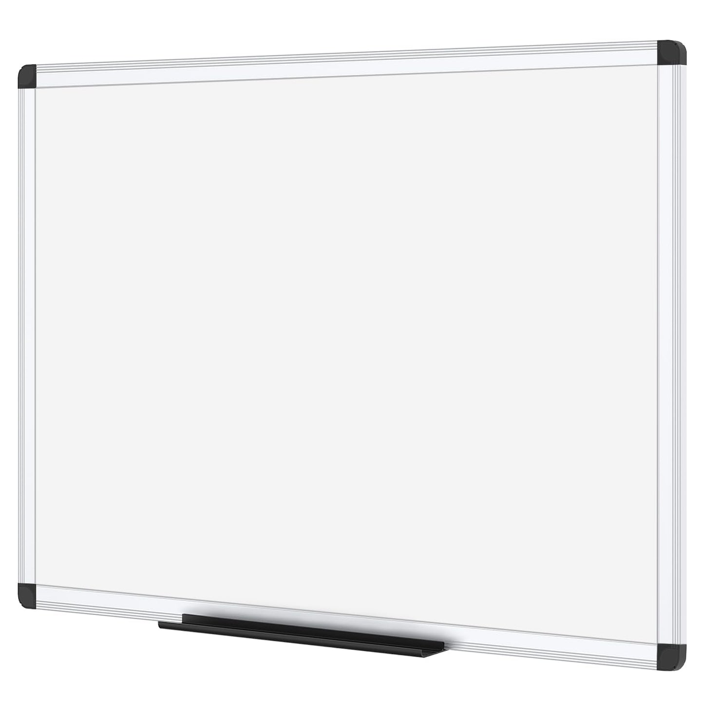 VIZ-PRO Magnetisches Whiteboard Silberner Aluminiumrahmen, W90xH60CM