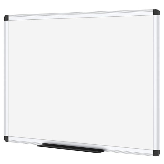 VIZ-PRO Magnetisches Whiteboard 120 x 90 cm Trocken abwischbare Tafel für Zuhause Küche Büro Wandtafeln
