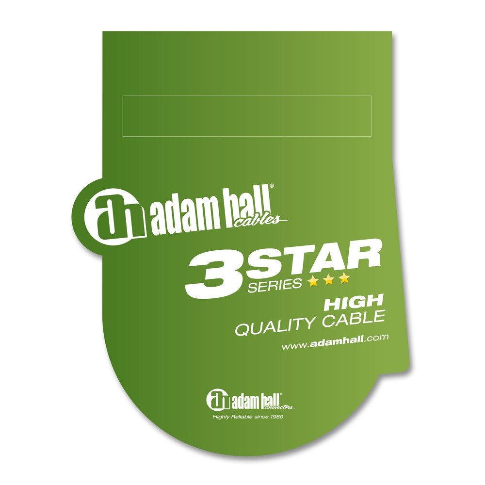 Adam Hall Cables 3 STAR DMF 0150 DMX Kabel 3-Pol XLR Female auf 3-Pol XLR male | 1.5 m
