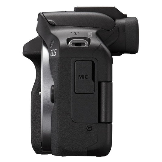 Canon EOS R50 Systemkamera + RF-S 18-150mm is STM Objektiv - Spiegellose Kamera (Digitalkamera mit Autofokus + Motiverkennung für Augen Tiere Fahrzeuge, 4k Videokamera, 15 Bilder pro Sekunde) schwarz