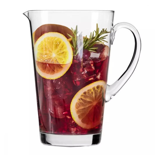 KROSNO Wasserkrug Avant-Garde | 1000 ML | Modern | Handgefertigt | Crystalline Glas | Perfekt für Zuhause und Restaurants | Spülmaschinenfest | Bleifreies Glas | Kratzfest