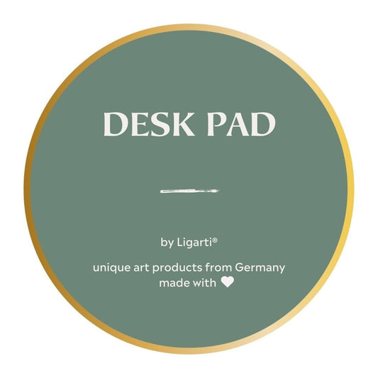 Ligarti Schreibtischunterlage Papier (100% nachhaltig) A3+ Wochenplaner Block mit To Do Liste und wechselnden Motiven - Weekly Planner undatiert, Schreibtisch Unterlage (AllStars)