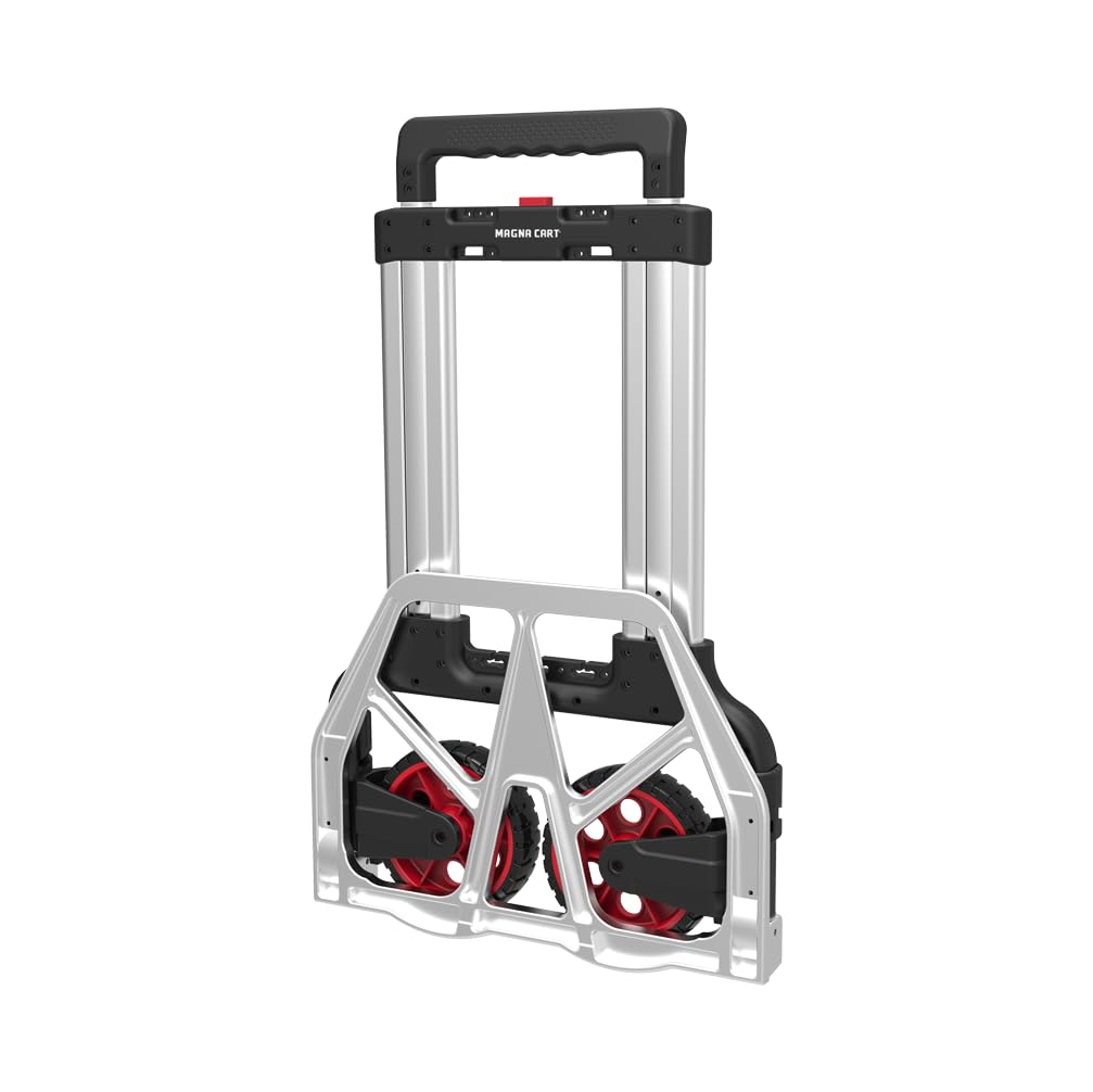 Magnacart Faltbare Sackkarre - Tragfähigkeit bis zu 125KG - Transportwagen - 50 x 52 x 107 cm - Leichtes Aluminium