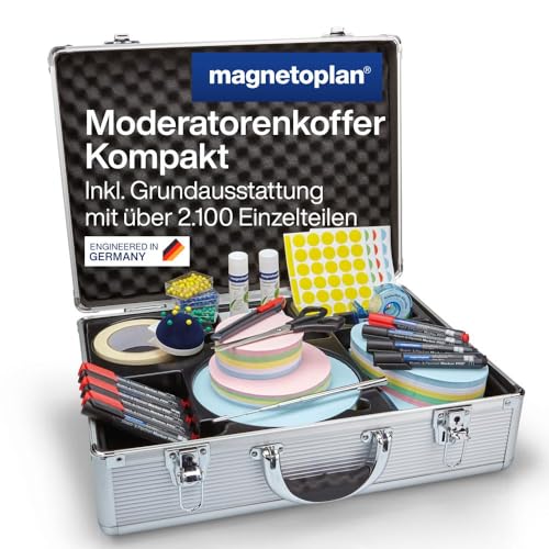 magnetoplan 1111511 Moderationskoffer, Kompakt