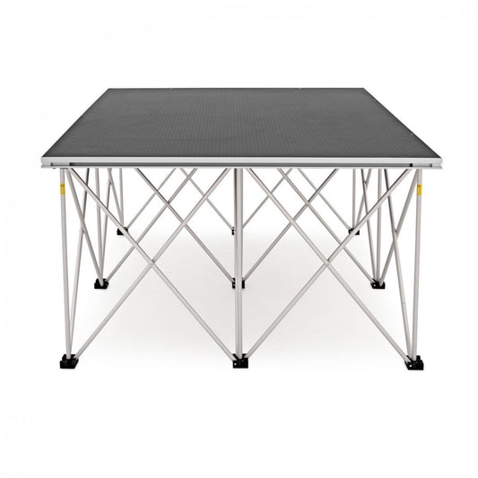 Tragbares Bühnenpodest 1m x1m mit Setzstufe von Gear4music