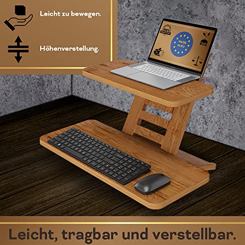 Stehschreibtisch Aufsatz | Stehpulte | Holz | Laptopständer | Ständer | Stehtisch | Rednerpult | Sch