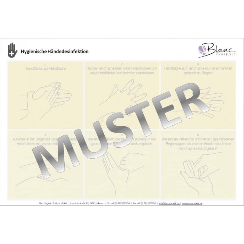 Blanc HYGIENIC Desinfektionsspender Cosmos – Spender mit Sensor und Standfuß, Spender stehend und 3X 1 Liter Desinfektionsmittel, ergiebige Händedesinfektion für ca. 3.000 Anwendungen, Schwarz