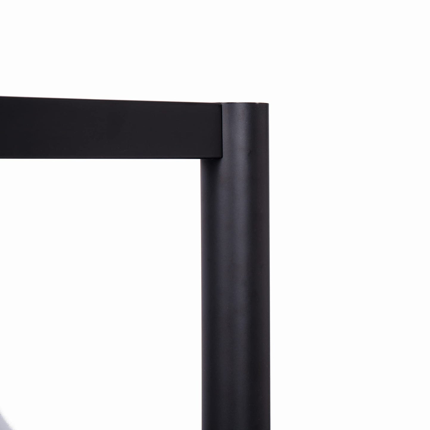 Schreibtisch Lichtgrau 120 x 60 cm, Höhenverstellbarer Bürotisch mit Schwarzem Gestell