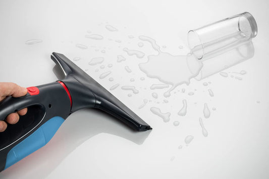 Vileda Windomatic Power Blue Fenstersauger, mit Spray Einwascher