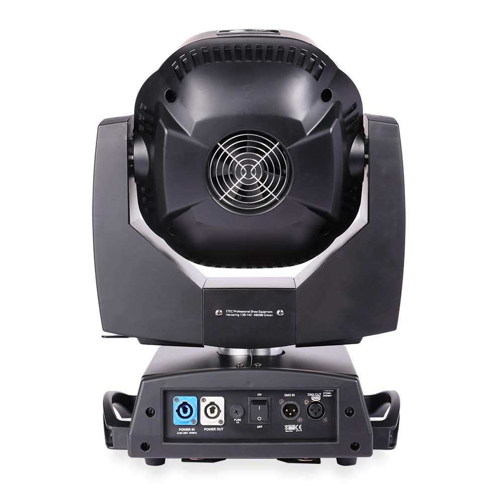 ETEC Professional LED Big Eye Moving Head 19x15 Watt RGBW Beam Rotation Zoom DMX Bühnenbeleuchtung Lichteffekt Discothek Club DJ Party
