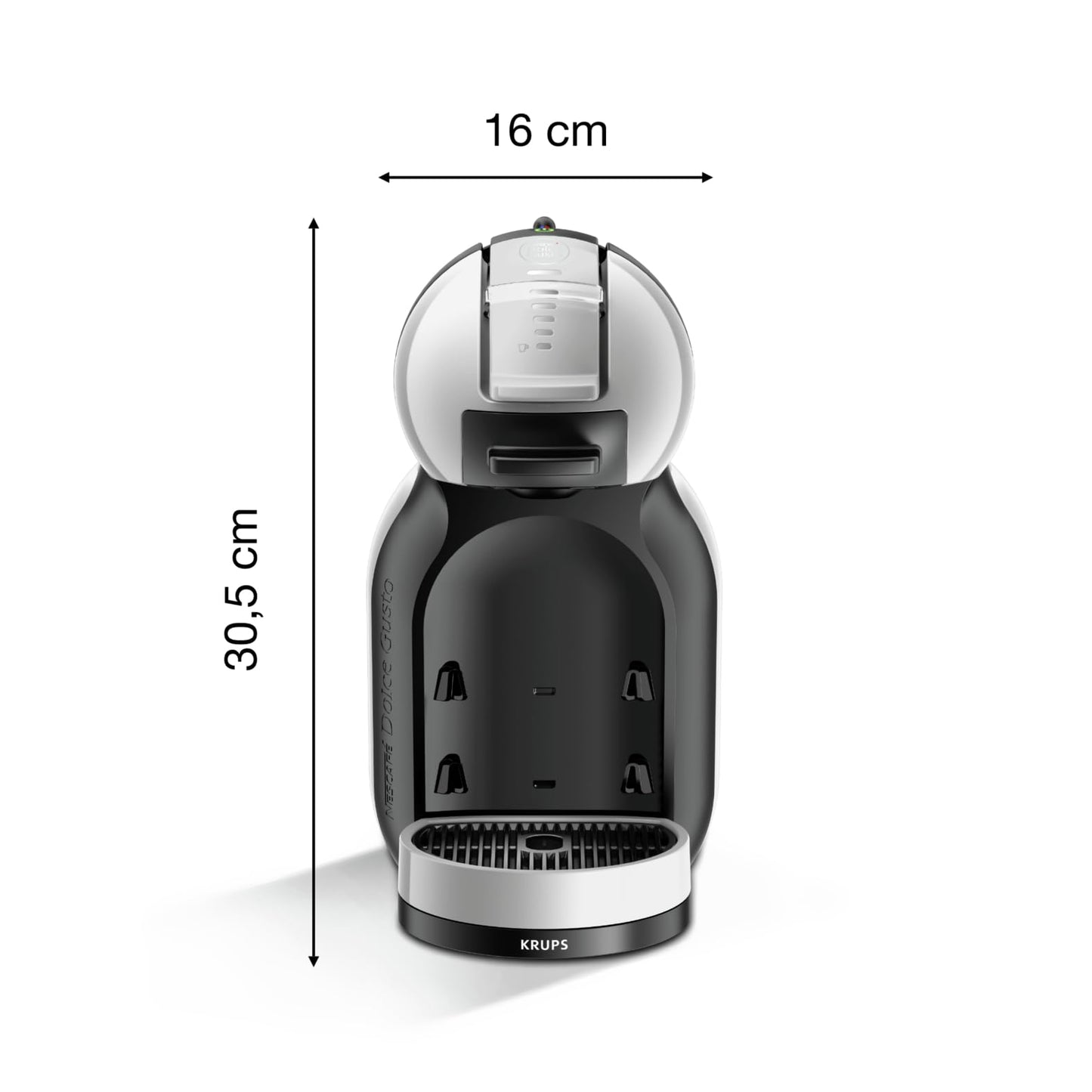 Titel: NESCAFÉ Dolce Gusto Mini Me by KRUPS Kapselmaschine, Arctic-Grey/Schwarz, Automatisch, 15 Bar, für Heiße und Kalte Getränke