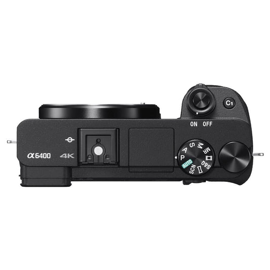 Sony Alpha 6400 | APS-C Spiegellose Kamera mit 16-50mm f/3.5-5.6 Power-Zoom-Objektiv (Schneller 0,02s Autofokus, neigbares Display für Vlogging)