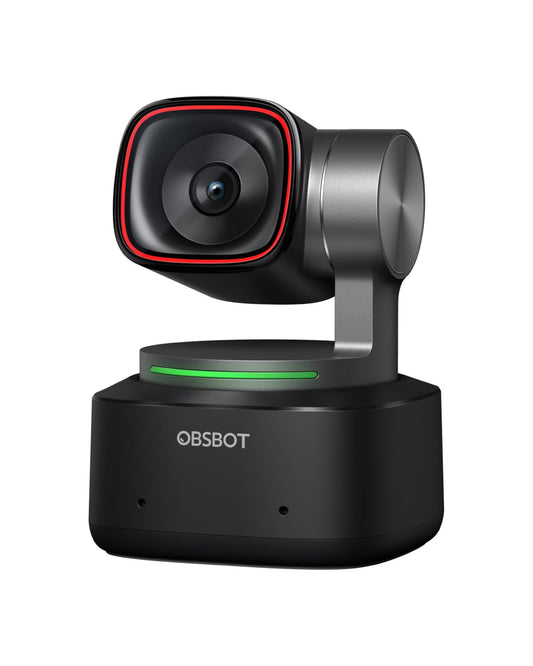 OBSBOT Tiny 2 - Webcam 4K mit KI-Tracking, Sprachsteuerung, Gestensteuerung, Autofokus, USB3.0, Mehreren Modi, PTZ Webcam für PC, Konferenzen, Streaming, Videotelefonate, Zoom.