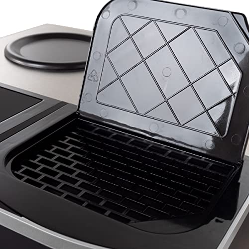 GastroHero Filterkaffeemaschine ECO 2x 2 Liter schwarz inkl. 2 Glaskannen I Kaffeemaschine groß I 200 Tassen/St. I Filterkaffeemaschinen für Gastronomie und Café