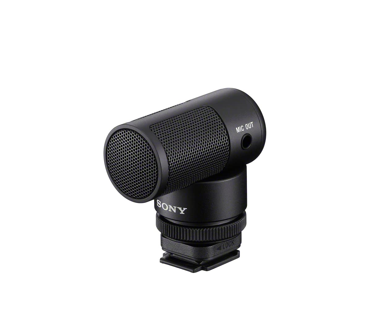 Sony ECM-G1, Shotgun Mikrofon, Klarer Klang, Windschutz, Kompakt & Leicht, Ideal für Kameras, Vlogs, Content Kreation, Streaming