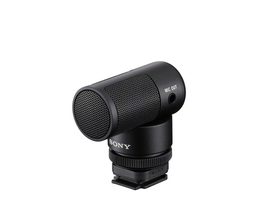 Sony ECM-G1, Shotgun Mikrofon, Klarer Klang, Windschutz, Kompakt & Leicht, Ideal für Kameras, Vlogs, Content Kreation, Streaming
