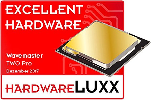 wavemaster TWO PRO white – Regallautsprecher-System (110 Watt) mit Bluetooth-Streaming, digitalen Anschlüssen und IR-Fernbedienung Aktiv-Boxen Nutzung für TV/Tablet/Smartphone, mattweiß (66351)