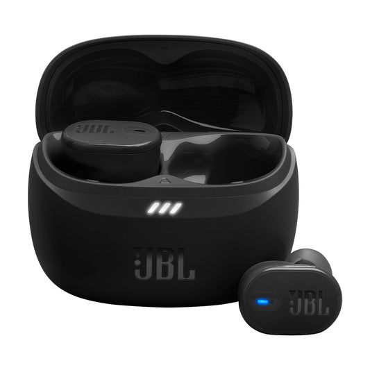 JBL Tune Buds 2, Kabellose Bluetooth-In-Ear-Ohrhörer mit Noise-Cancelling, 48 h Wiedergabezeit, IP54 wasser - und staubgeschützt, Multipoint-Verbindung, Ergonomisches Design, Schwarz