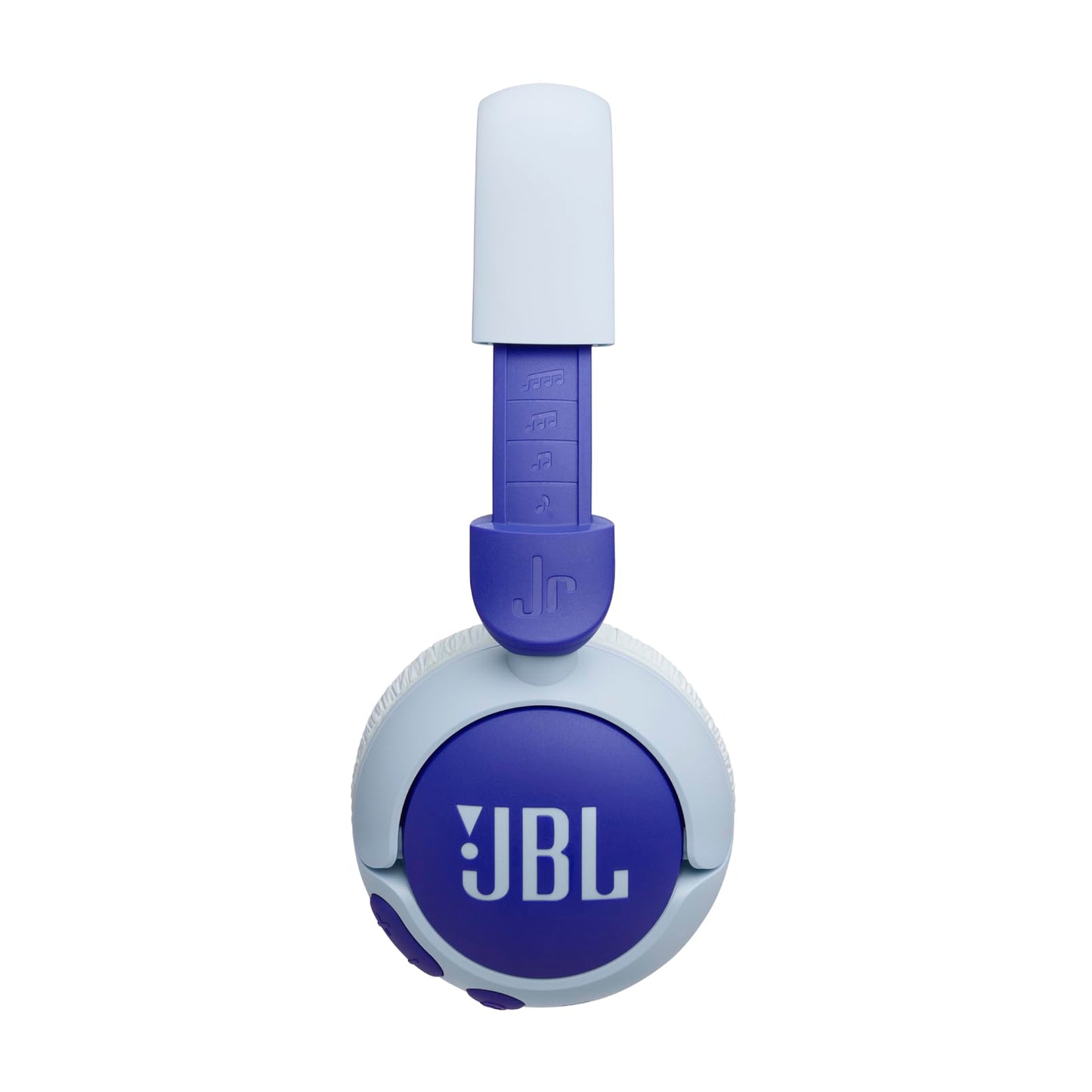 JBL Junior 320 BT, Kabellose On-Ear Bluetooth-Kopfhörer mit eingebautem Mikrofon für Kinder, 50 h Wiedergabe, JBL Safe Sound, geringer Lautstärke, einfacher Bedienung und Sticker-Set, Blau