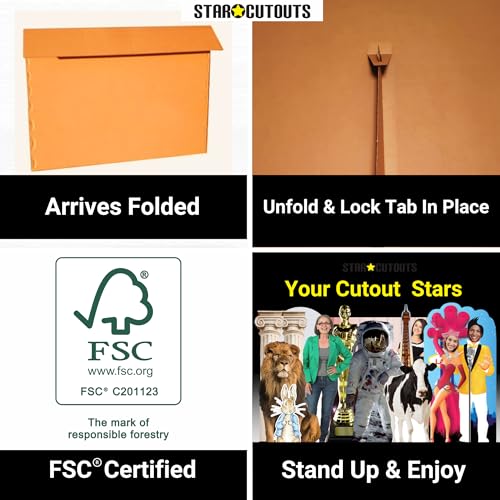 STAR CUTOUTS SC4150 Zwei Römische Säulen Große Pappaufsteller Antike Griechenland Rom Griechisch