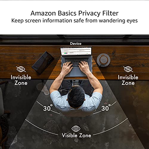 Amazon Basics - Blickschutzfilter für 24" (60,96 cm) Breitbildschirm (16:9)