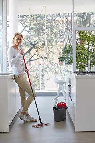 Vileda ULTRAMAX 2in1 Komplett-Set, Bodenwischer-Set mit Eimer, Flachwischer und Microfaser- Wischbezug